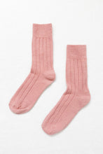 Load image into Gallery viewer, Cashmere Classic Socks-Rose Petal