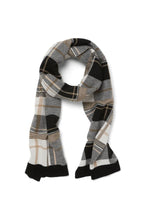 Load image into Gallery viewer, Merino Check Scarf-Camel Check