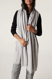 Cashwool Travel Wrap-Grey