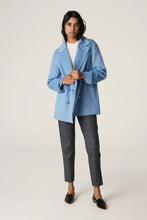 Load image into Gallery viewer, Weekend Pea Coat-Blue