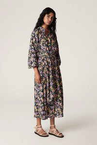 Flora Maxi Dress-Flora Print