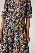 Load image into Gallery viewer, Flora Tiered Dress-Flora Print