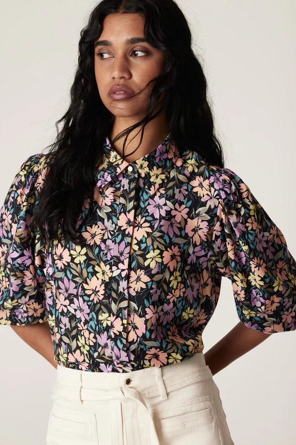 Flora Blouse-Flora Print