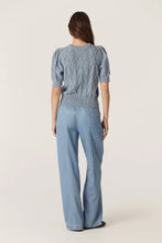 Load image into Gallery viewer, Tavi Knit Top-Dusty Blue