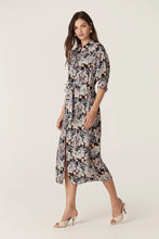 Load image into Gallery viewer, Leigh Midi Dress-Orchid Print