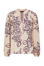 Load image into Gallery viewer, Bloom Blouse-Stencil Floral