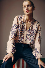 Load image into Gallery viewer, Bloom Blouse-Stencil Floral