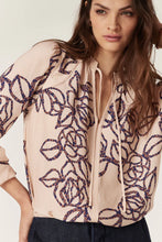 Load image into Gallery viewer, Bloom Blouse-Stencil Floral
