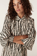 Load image into Gallery viewer, Colette Dress-Speckle Print (Black / Off White)