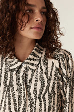 Load image into Gallery viewer, Colette Dress-Speckle Print (Black / Off White)