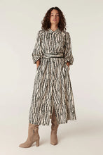 Load image into Gallery viewer, Colette Dress-Speckle Print (Black / Off White)