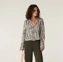 Load image into Gallery viewer, Sabine Blouse-Speckle Print (Black / Off White)