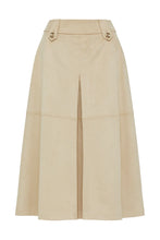 Load image into Gallery viewer, Ines Faux Suede Skirt-Natural
