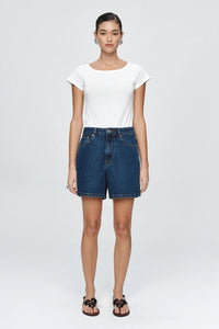 Classic Jean Short-Classic Blue