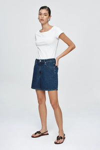 Classic Jean Short-Classic Blue