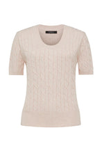 Load image into Gallery viewer, Heritage Cotton Cable Tee-Pale Pink