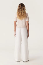 Load image into Gallery viewer, Heritage Cotton Cable Tee-Pale Pink