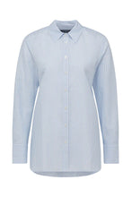 Load image into Gallery viewer, Henri Shirt-Pale Blue Stripe