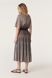 Madrid Crepe Skirt-Tile Jacquard