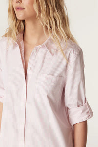 Tomboy Shirt-Pink Stripe