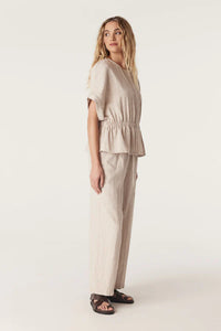 Marrakesh Linen Jacket-Natural