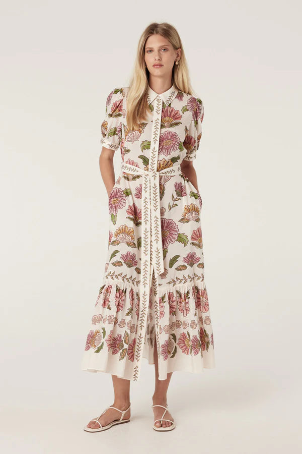 Evita Maxi Dress-Rosa Floral