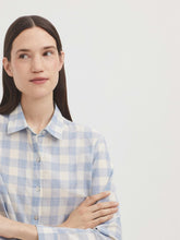 Load image into Gallery viewer, Checked shirt-Light Blue