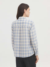 Load image into Gallery viewer, Checked shirt-Light Blue