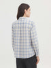 Checked shirt-Light Blue