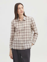 Load image into Gallery viewer, Linear Check Shirt-Chestnut