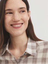 Load image into Gallery viewer, Linear Check Shirt-Chestnut