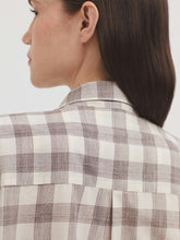 Load image into Gallery viewer, Linear Check Shirt-Chestnut