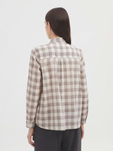 Load image into Gallery viewer, Linear Check Shirt-Chestnut