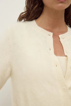 Load image into Gallery viewer, Carina Wool Short Sleeve Cardigan-Cream