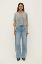 Load image into Gallery viewer, Carina Wool Short Sleeve Cardigan-Grey Marle