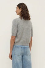 Load image into Gallery viewer, Carina Wool Short Sleeve Cardigan-Grey Marle