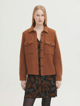 Load image into Gallery viewer, Jacket 100% Wool-Caramel