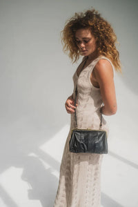 Etta Crossbody-Textured Noir