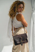Load image into Gallery viewer, Rising Sun Satchel-Vintage Brown