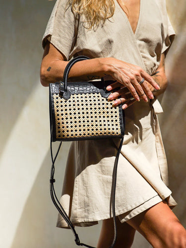 Prague Clutch Bag-Black