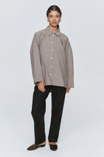 Load image into Gallery viewer, Edie Shirt-Chocolate Stripe
