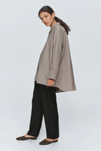 Load image into Gallery viewer, Edie Shirt-Chocolate Stripe
