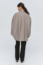 Load image into Gallery viewer, Edie Shirt-Chocolate Stripe