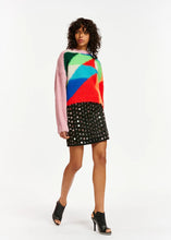 Load image into Gallery viewer, Efancy-Multicolour Intarsia Sweater
