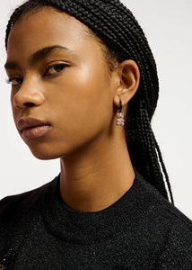 Egummy Jewel Earrings-Black