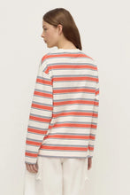 Load image into Gallery viewer, Eliana Stripe Cotton Long Sleeve Tee-Dahlia Stripe
