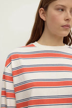Load image into Gallery viewer, Eliana Stripe Cotton Long Sleeve Tee-Dahlia Stripe