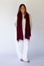 Load image into Gallery viewer, Amara Shawl/Wrap/Scarf-Mulberry