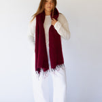 Load image into Gallery viewer, Amara Shawl/Wrap/Scarf-Mulberry