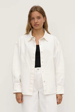 Load image into Gallery viewer, Emilia Denim Overshirt-Vintage White